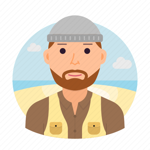 Fisherman, fishing, man, avatar icon - Download on Iconfinder