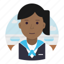 stewardess, waitress, avatar, woman