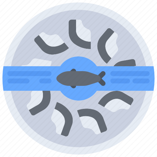 Fish, box, seafood, shop, food icon - Download on Iconfinder