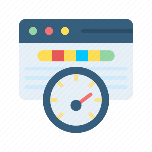Seo performance, page speed, productivity, dashboard, test, response time, speedometer icon - Download on Iconfinder