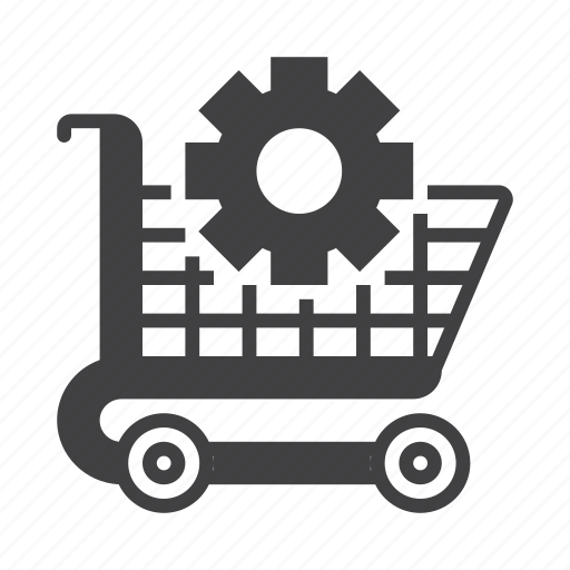 Cart, cog, ecommerce, gear icon - Download on Iconfinder