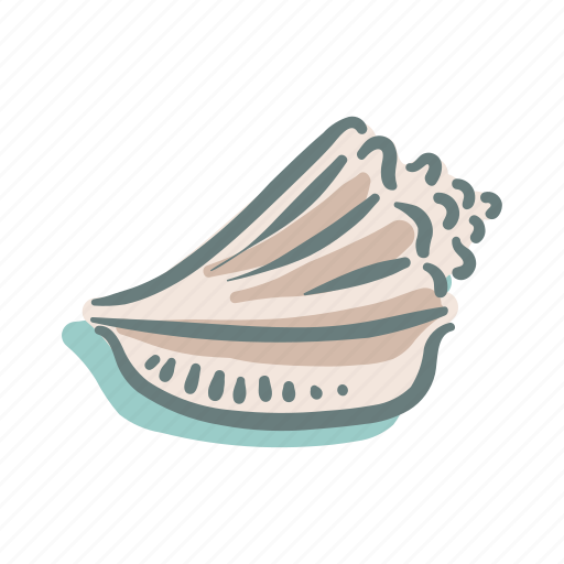 Seashell, shell, sea, mollusk, shellfish, nautical, ocean icon - Download on Iconfinder