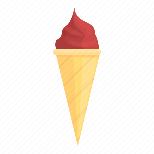 Ice, cream, cone, chocolate icon - Download on Iconfinder