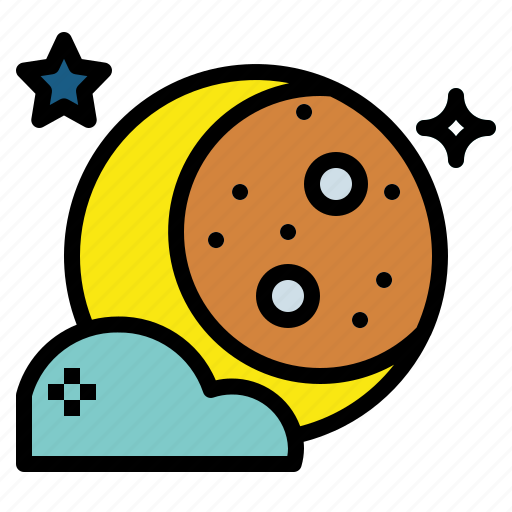 Moon, night, stars, weather icon - Download on Iconfinder