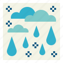 fall, raindrop, water, weather