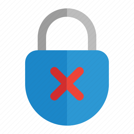 Padlock, protection, safety, secure, security, shield, unsafe icon - Download on Iconfinder