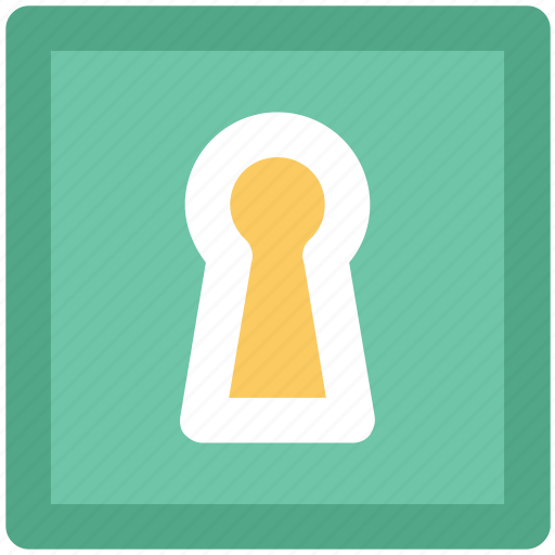Key slot, keyhole, locked, privacy, safety, secure, vision slit icon - Download on Iconfinder
