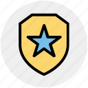 emblem, police badge, security badge, sheriff badge, star badge