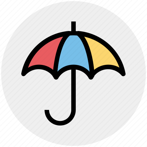 Forecast, protection, rain, safe, umbrella, weather, wet icon - Download on Iconfinder