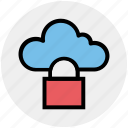 cloud computing, cloud security, cloud storage, lock, network