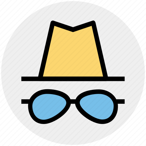 Glasses, hat, hipster, incognito, spy icon - Download on Iconfinder