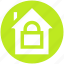house insurance, house security, lock, locked house, real estate 