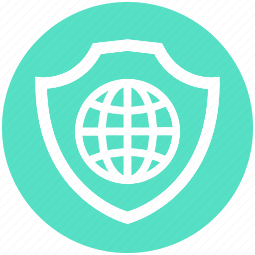 Checkmark, cyber security, globe, internet, secure, tick icon - Download on Iconfinder