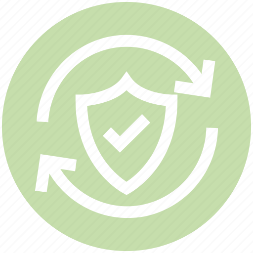 Antivirus, loading, privacy, protection shield, security, shield, sync icon - Download on Iconfinder