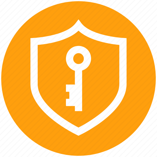Antivirus, firewall security, key, protection shield, shield icon - Download on Iconfinder