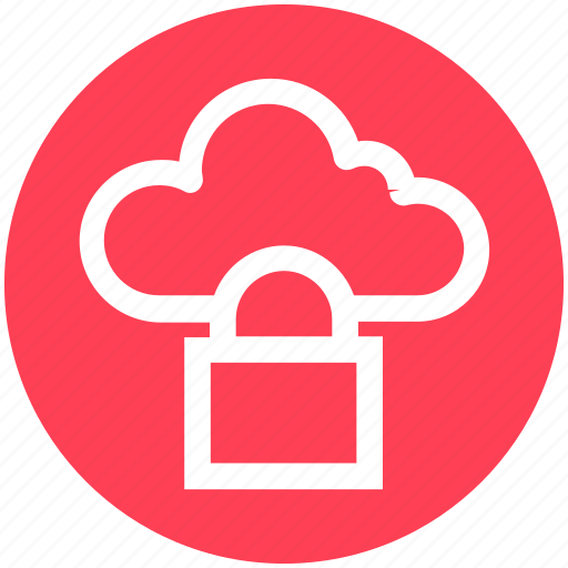 Cloud computing, cloud security, cloud storage, lock, network icon - Download on Iconfinder