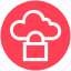 cloud computing, cloud security, cloud storage, lock, network 