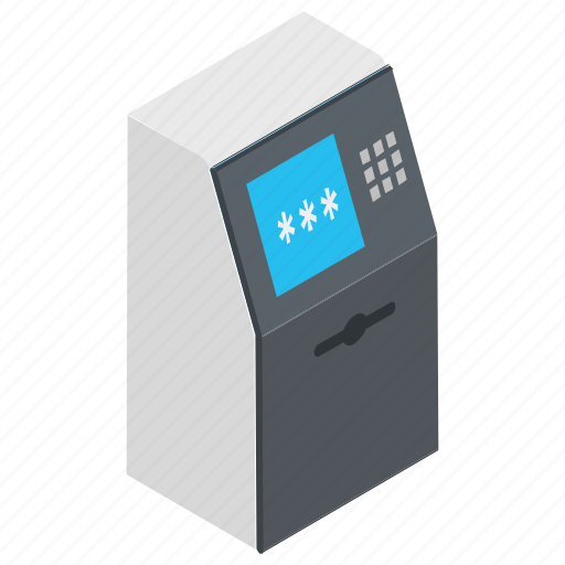 Atm, atm machine, automated teller machine, cash dispenser, cash machine icon - Download on Iconfinder