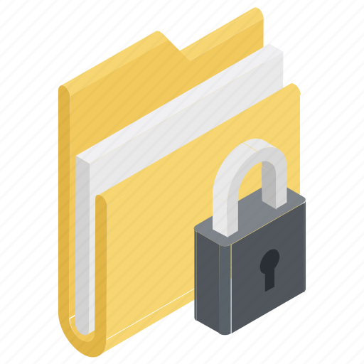 Files protection, folder encryption, folder lock, folder password, protected folder icon - Download on Iconfinder