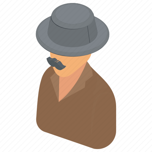 Detective, mysterious man, secret agent, spy, spy agent icon - Download on Iconfinder