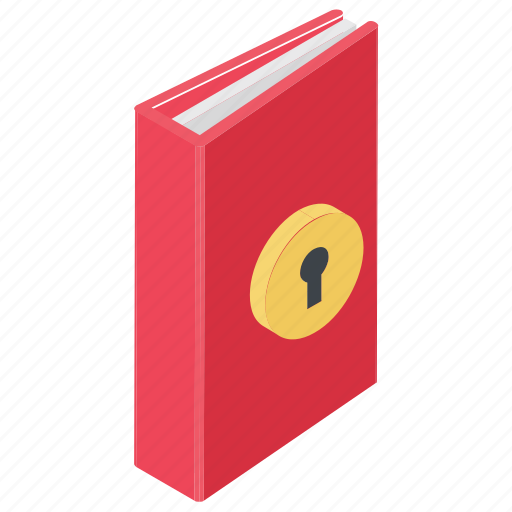 Book lock, books protection, data protection, data security, information security icon - Download on Iconfinder