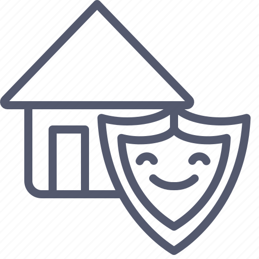 Assurance, home, house, protection, shield icon - Download on Iconfinder