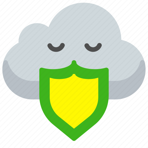 Backup, cloud, firewall, protection, shield icon - Download on Iconfinder