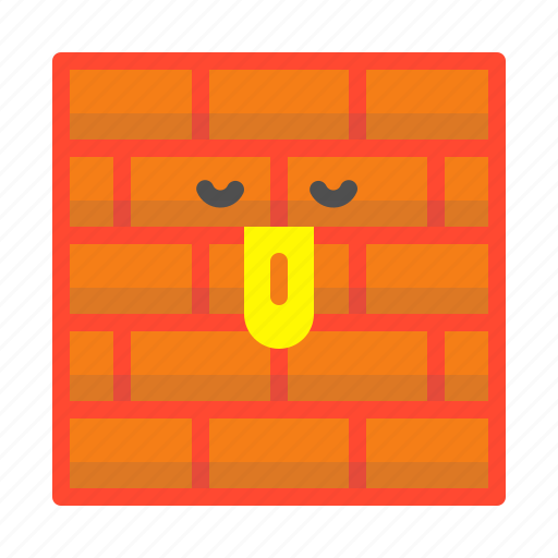 Firewall, secured, tongue, wall icon - Download on Iconfinder