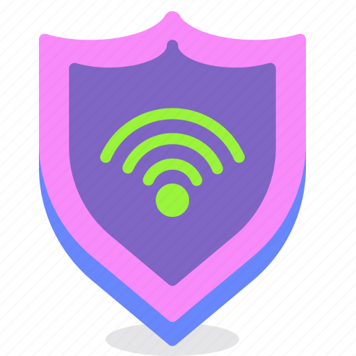 Network, protection, security, shield, wifi icon - Download on Iconfinder