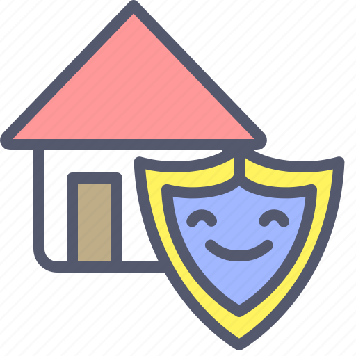 Home, house, protection, shield, insurance icon - Download on Iconfinder