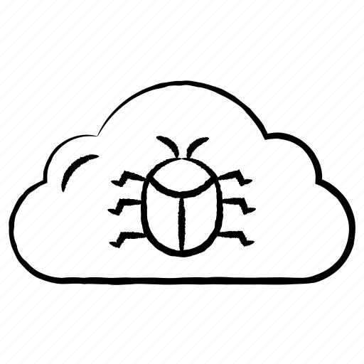 Bug, cloud icon - Download on Iconfinder on Iconfinder
