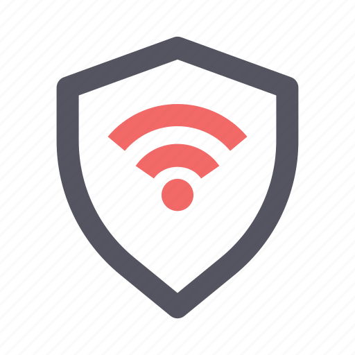 Data, internet, network, protection, security, shield, wifi icon - Download on Iconfinder