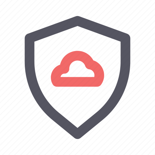 Cloud, data, protection, secure, security, shield icon - Download on Iconfinder
