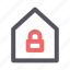home, house, lock, padlock, secure, security 