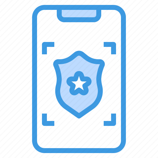 Cyber, secure, security, shield, smartphone, technology icon - Download on Iconfinder
