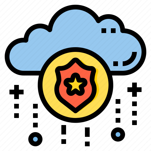 Cloud, cyber, secure, security, shield, technology icon - Download on Iconfinder