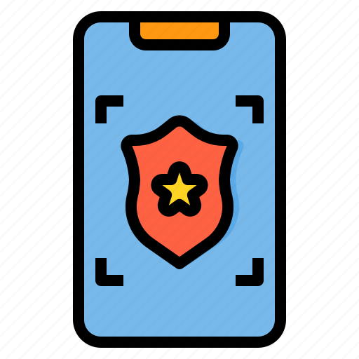 Cyber, secure, security, shield, smartphone, technology icon - Download on Iconfinder
