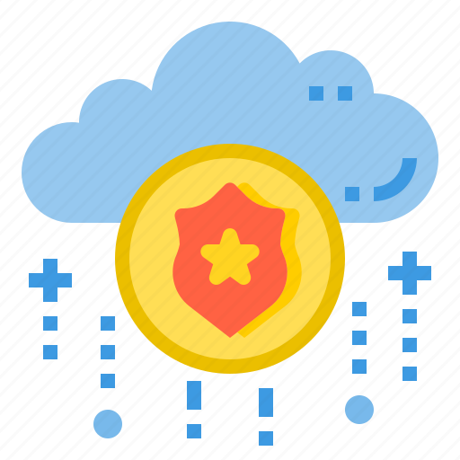 Cloud, cyber, secure, security, shield, technology icon - Download on Iconfinder