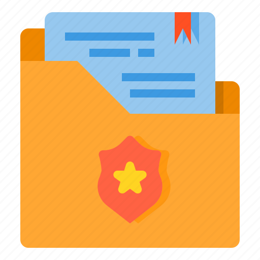 Cyber, folder, secure, security, shield, technology icon - Download on Iconfinder