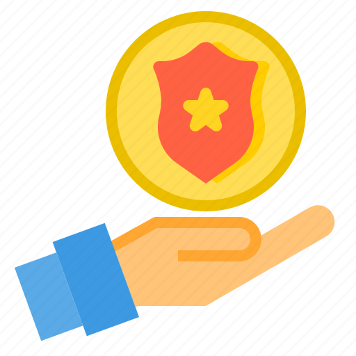 Badge, cyber, police, secure, security, shield, technology icon - Download on Iconfinder