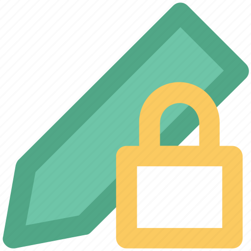 Agreement, digital security, lock sign, membership, pencil, registration, subscription icon - Download on Iconfinder