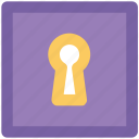 key slot, keyhole, locked, privacy, safety, secure, vision slit