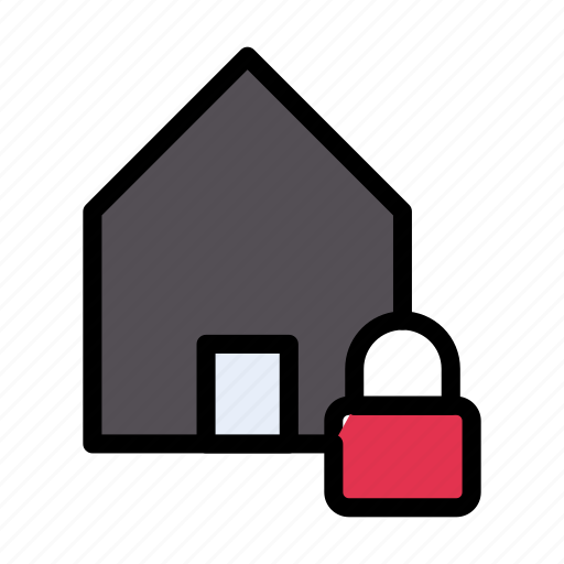 Protection, security, lock, safety, house icon - Download on Iconfinder
