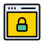 browser, security, lock, webpage, internet 