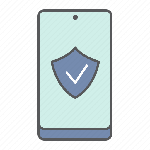 Device, security, smartphone, shield, protection, app icon - Download on Iconfinder