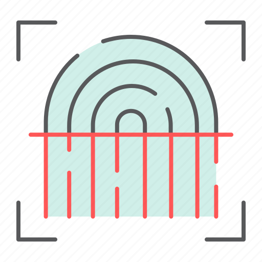 Fingerprint, scan, security, biometric, finger, print, id icon - Download on Iconfinder