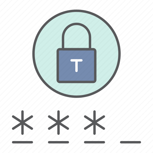 Password, security, lock, padlock, login, key, entry icon - Download on Iconfinder