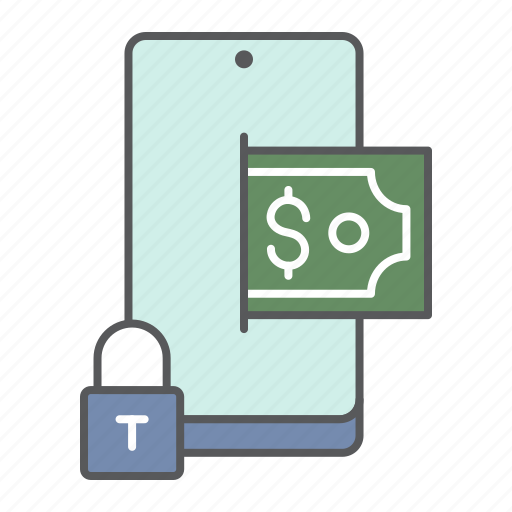 Safe, mobile, payment, transaction, security, smartphone, money icon - Download on Iconfinder