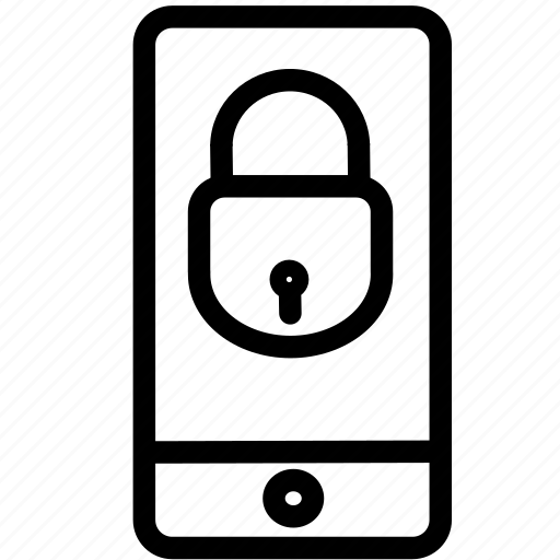 Mobilelock, lock, protection, safety, locked, protect icon - Download on Iconfinder