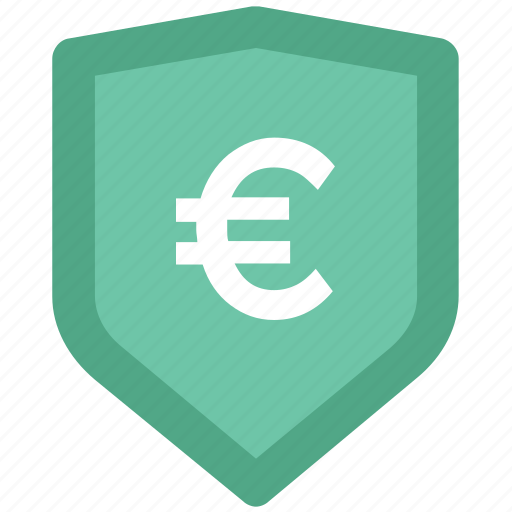 Banking, economic, economy defense, euro sign, european currency, money protection, shield icon - Download on Iconfinder